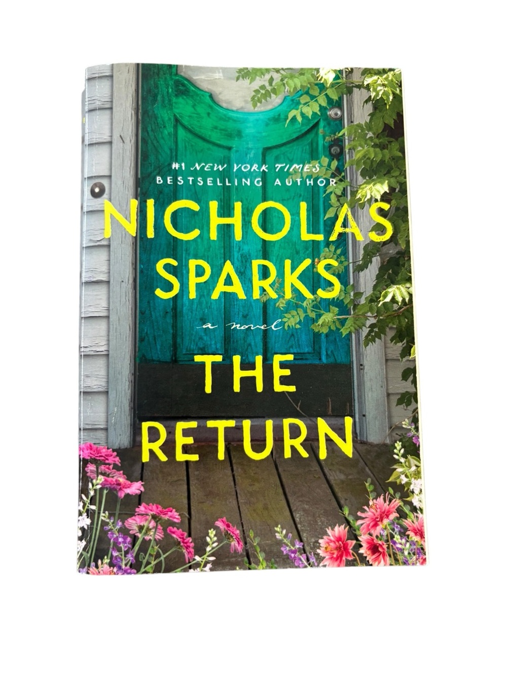 3/$20 The Return by - Nicholas Sparks Teal Door Cover Paperback